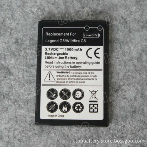 gb t18287-2000 battery for HTC G6 G8 Phone battery